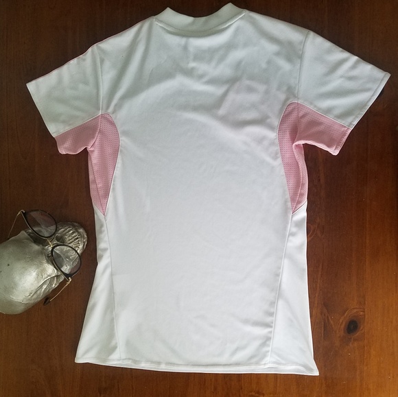 ADIDAS Short Sleeve Soccer Top Workout Shirt - Picture 3 of 8